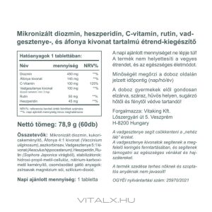 Vadgesztenye komplex 60 tabletta