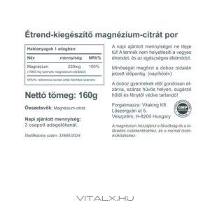 magnézium citrát por