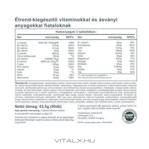 Mega Vitamin Tiniknek